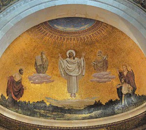 Mozaika z bazyliki Przemienienia Pańskiego na górze Tabor