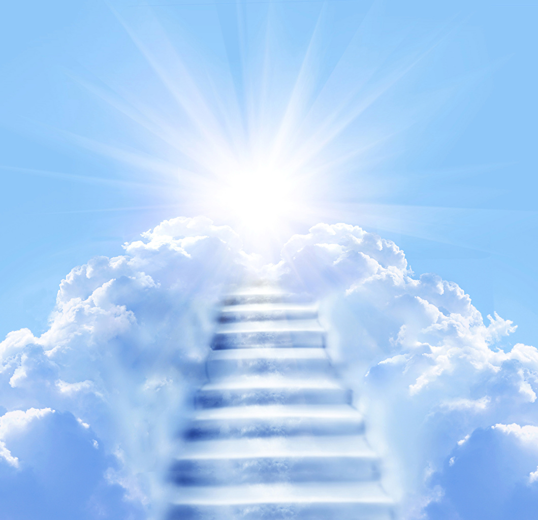 Sky_Clouds_Stairs_Rays_491282