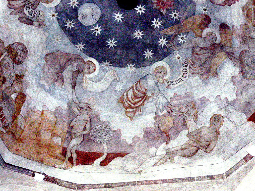 Innichen_Stiftskirche_-_Kuppelfresco_2