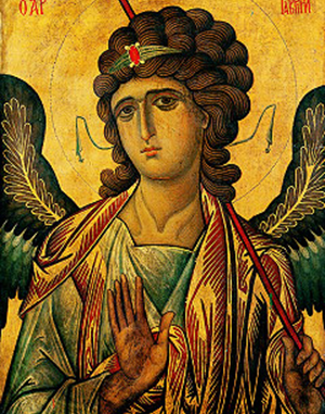 Archangel_Gabriel_Icon_in_Blue_and_Red